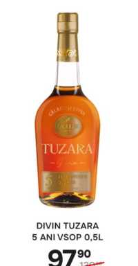 Дивин Călărași Tuzara 5 лет VSOP 0,5л