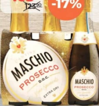 Maschio Вино игристое Prosecco экстра сухое 3х0.2л