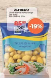 ALFREDO Carne de midii 40/60 congelata 500g