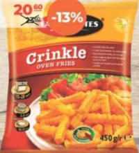 FARM FRITES Картофель фри рифленый замороженный 450г