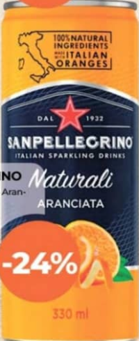 San Pellegrino Апельсиновый напиток 0.33л