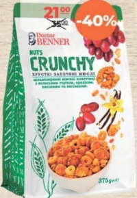 DoctorBenner Кранчи с орехами 375г