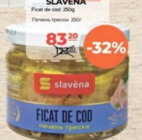 SLAVENA Ficat de cod 250g