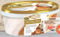 Sandra Adagio Мороженое ваниль/карамель 1000мл
