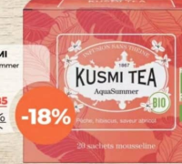 Kusmi Tea Органический чай Aquasummer 20пак*2г