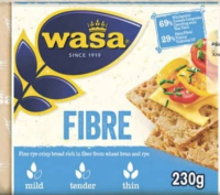 Wasa Fibre Хлебцы цельнозерновые 230г