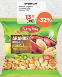 EveryDay Арахис жареный и очищенный 150г