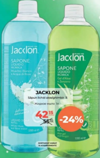 Jacklon Săpun lichid aloe/ghimbir 1l