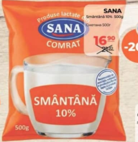 Sana Smântână 10% 500g