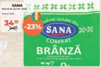 Sana Brânză de vaci 9% 500g