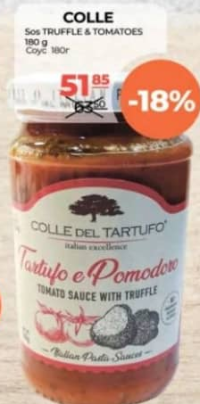Colle Sos Truffle & Tomatoes 180g