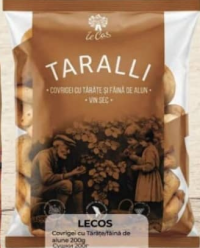 Lecos Таралли с отрубями и фундучной мукой 200г