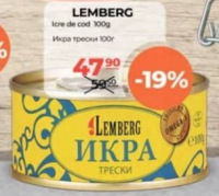 LEMBERG Icre de cod 100g