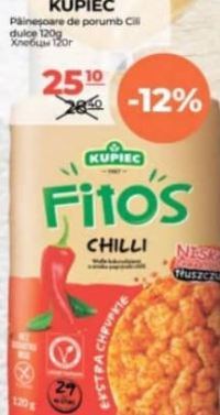 Kupiec Fitos Кукурузные чипсы чили 120г