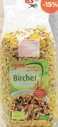 Hahne Мюсли Бирхер 1кг