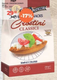 F&P Crostini Dorati Классические сухарики 250г