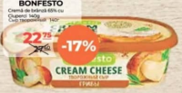 Bonfesto Cremă de brânză 65% Грибы 140g