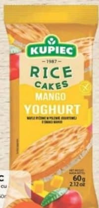 Kupiec Рисовые хлебцы манго 60г