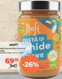 Moft Арахисовая паста хрустящая 400г