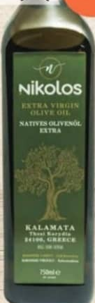 Nikolos Масло оливковое первого холодного отжима 750мл