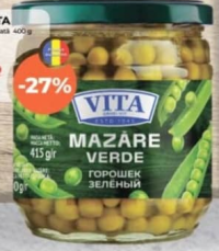 Vita Зеленый горошек 400г
