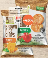 RICE UP Чипсы рисовые 60г