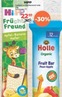 HiPP Фруктовый батончик Яблоко-Груша 23г