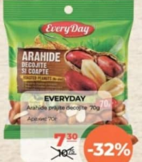 EveryDay Арахис очищенный запеченный 70г