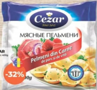 CEZAR Пельмени из говядины и свинины 400г