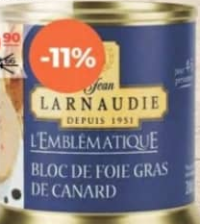 LARNAUDIE Фуа-гра из утки (блок) 200г