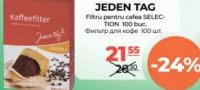 Jeden Tag Filtru pentru cafea SELECTION 100 buc.