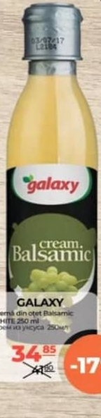 Galaxy Crema otet balsamic White 250ml