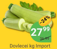 Dovlecei kg Import