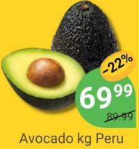 Авокадо кг Перу
