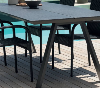 JYSK JUTLANDIA FAUSING MASĂ DE GRĂDINĂ 100x220x74 cm