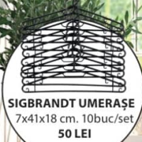 JYSK SIGBRANDT Umerașe 7x41x18 cm 10buc/set