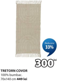 TRETORN Ковер 100% хлопок 70x140 см