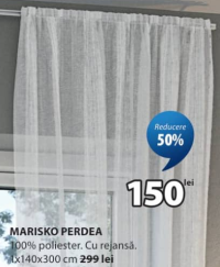 JYSK Perdea MARISKO 1x140x300 cm