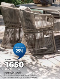 STORDALEN SCAUN Oțel și polietilenă