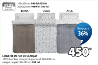 Plus Biana/Julia/Atla Постельное белье с простыней 140x200 см