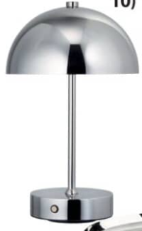 KENT Лампа на батарейках Ø16x25 см