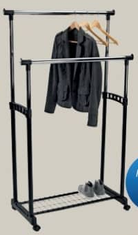 JYSK GUDME Suport de umerașe 83x93-168x43 cm