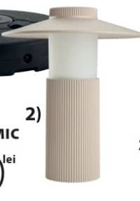 Настольная лампа SVANE Ø21 x В25 см