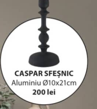 CASPAR Подсвечник Алюминий Ø10x21см