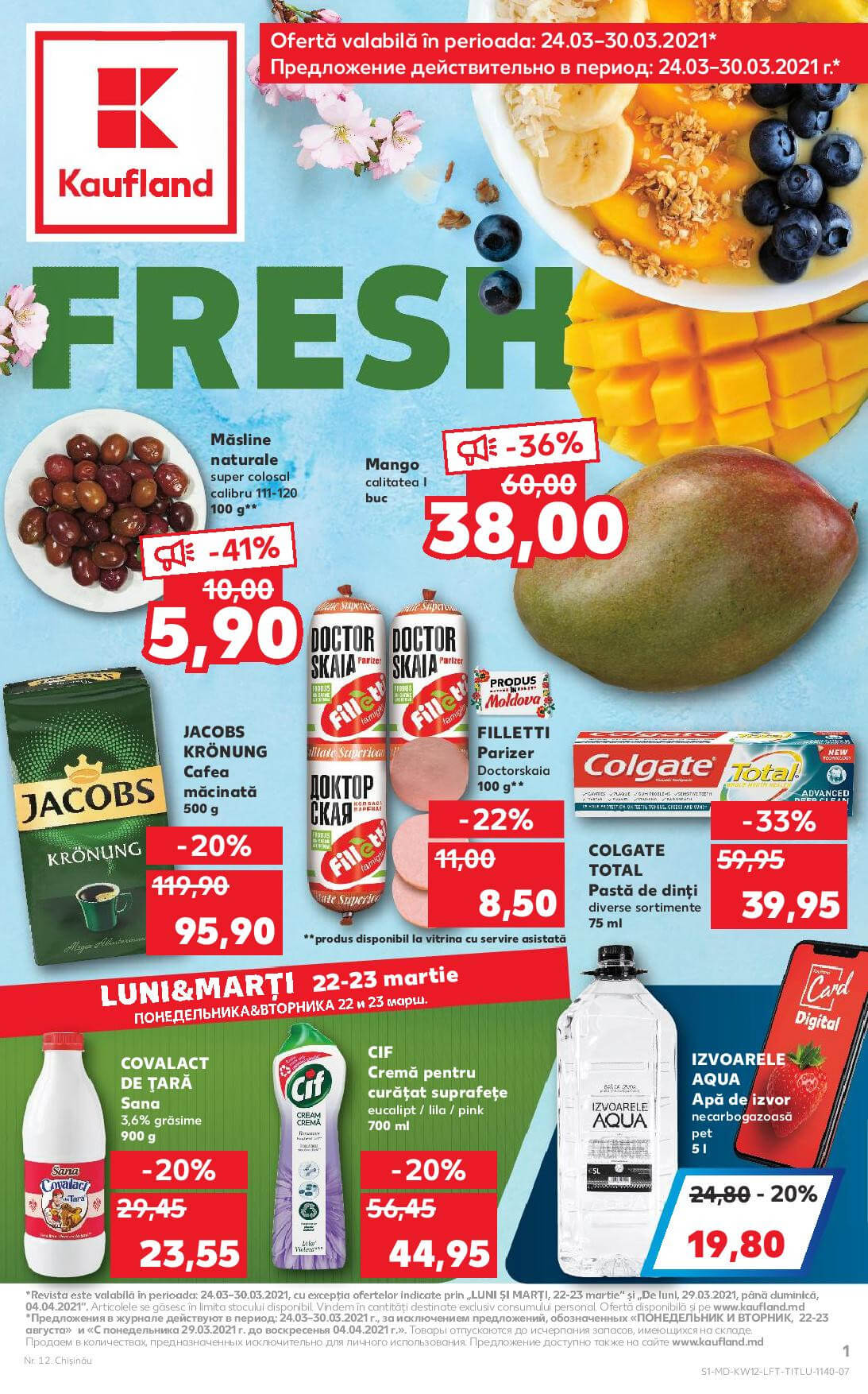 Catalog Kaufland Catalog final martie reduceri Moldova