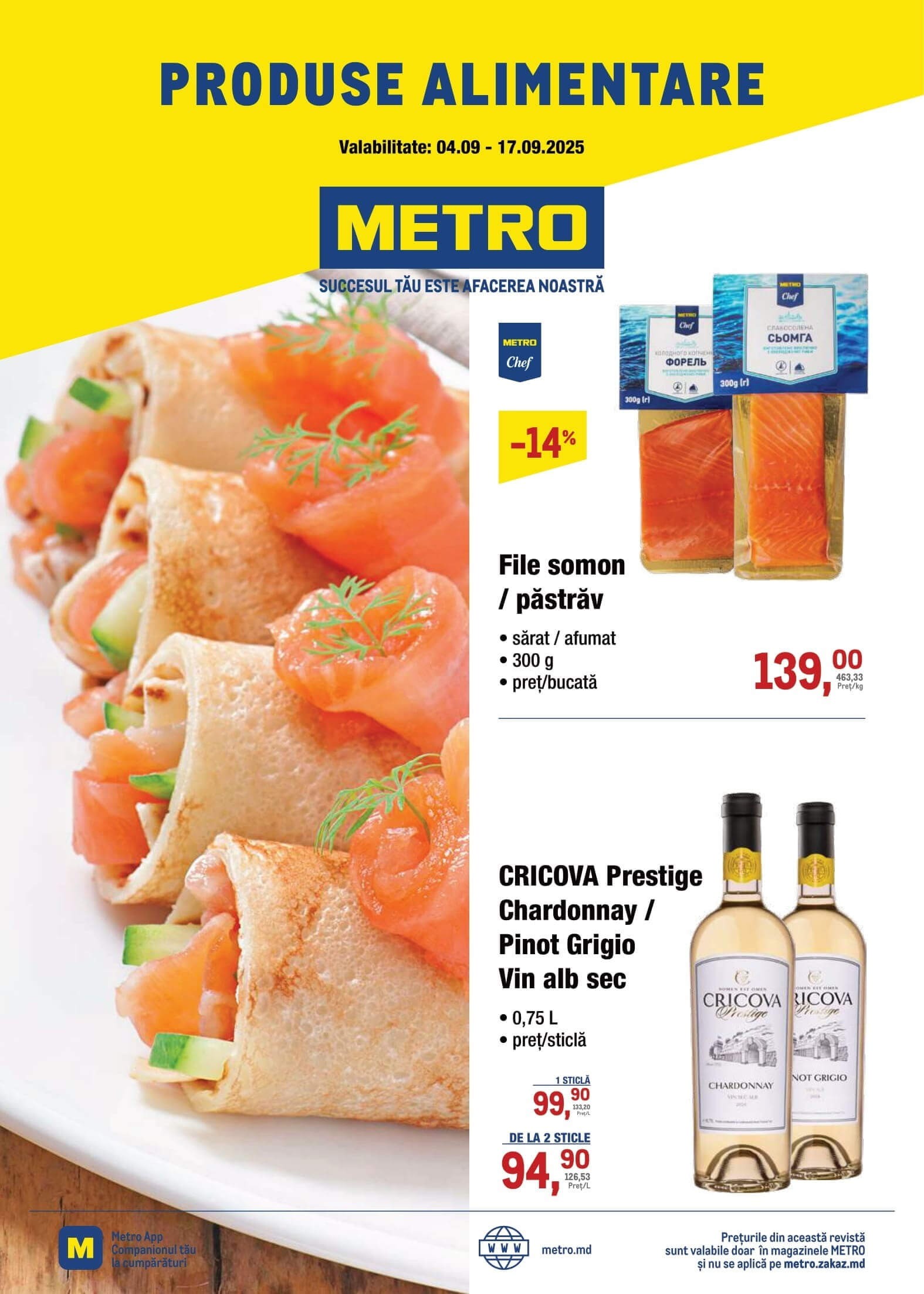 Catalog Catalog produse alimentare de la METRO (Nr. 18) reduceri Moldova
