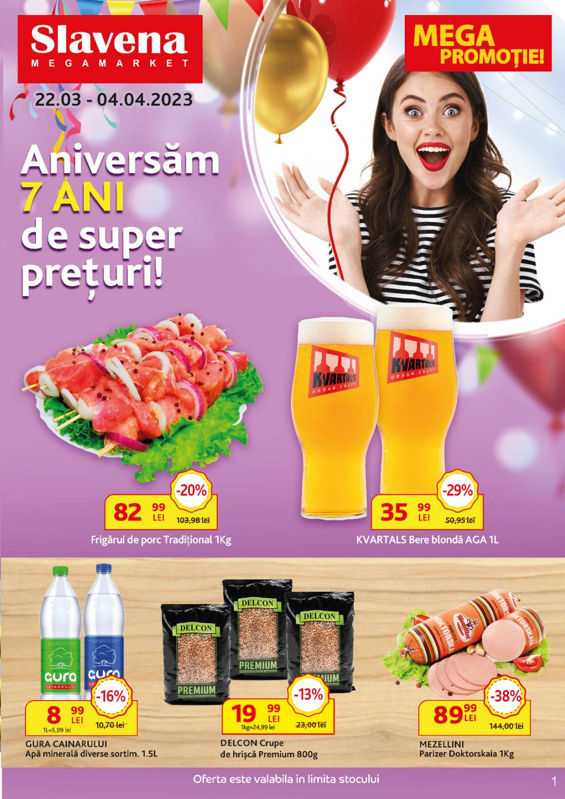 Catalog Slavena Aniversăm 7 ani reduceri Moldova