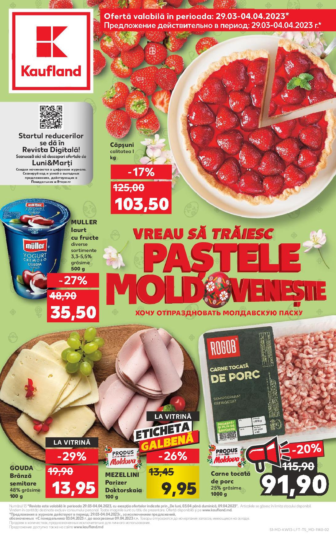 Catalog Kaufland Bine ai venit, aprilie reduceri Moldova
