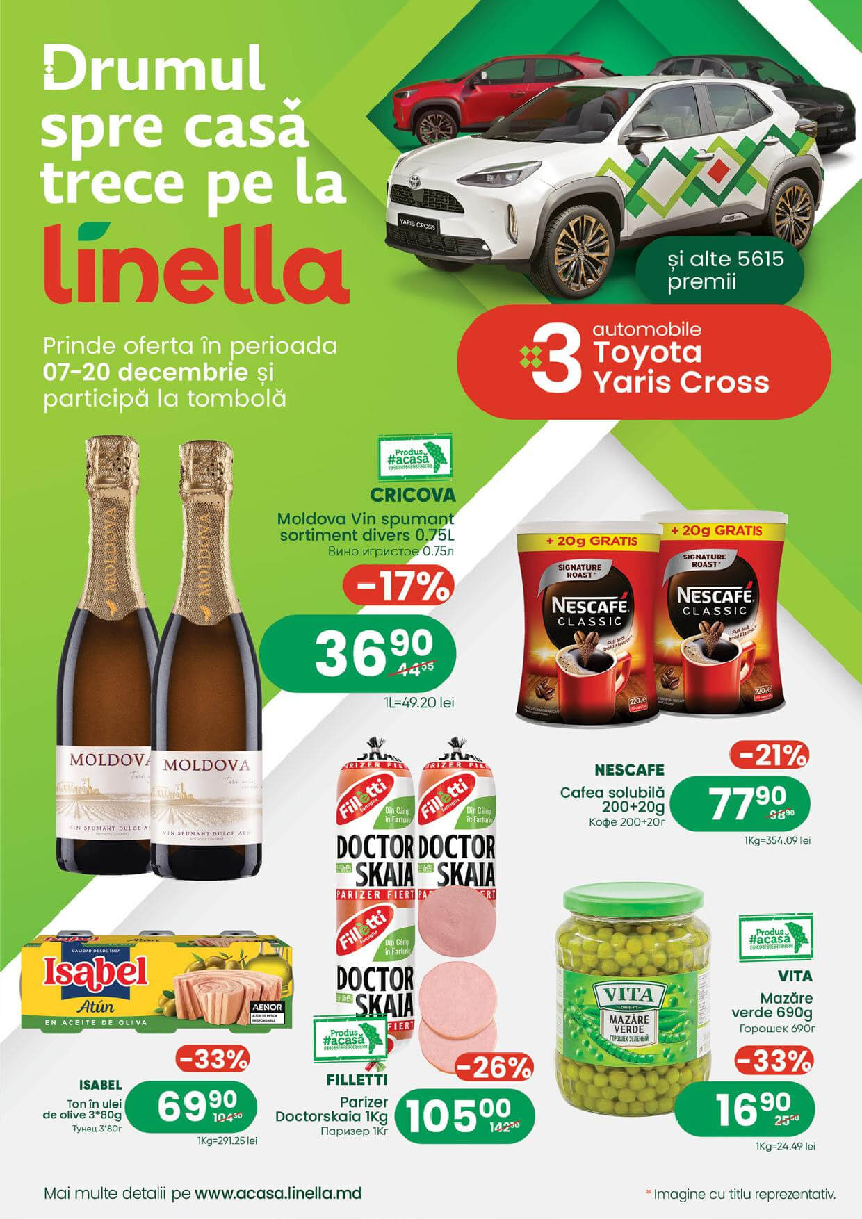 <b>Catalog</b> Linella: Oferta lunii decembrie - reduceri Moldova.