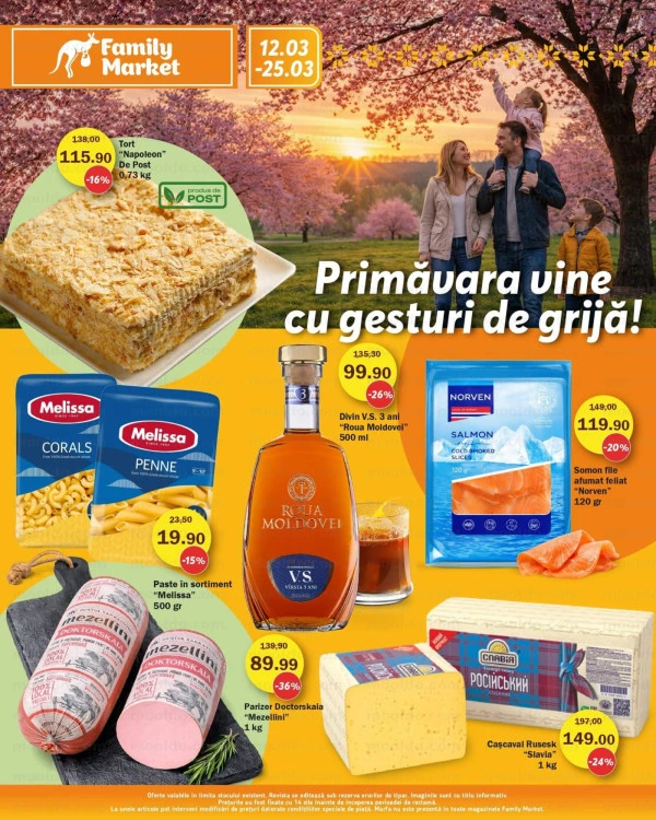 Catalog Family Market: Reducerile lunii martie